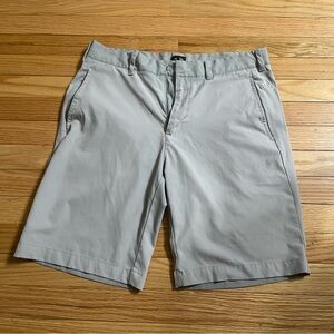 Adidas Golf Shorts Mens 32 Gray Flat Front Golfing Athletic Outdoors